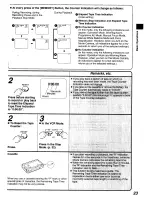 Предварительный просмотр 23 страницы Panasonic NV-RX14B User Manual