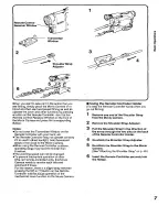 Предварительный просмотр 7 страницы Panasonic NV-RX19B Operating Instructions Manual