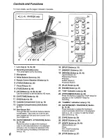 Предварительный просмотр 6 страницы Panasonic NV-RX1A Operating Instructions Manual