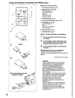 Предварительный просмотр 8 страницы Panasonic NV-RX1A Operating Instructions Manual