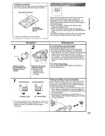 Preview for 19 page of Panasonic NV-RX21B Operating Instructions Manual