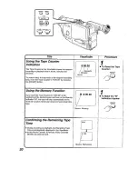 Preview for 20 page of Panasonic NV-RX21B Operating Instructions Manual