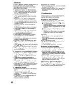 Preview for 62 page of Panasonic NV-RX21B Operating Instructions Manual