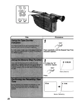 Предварительный просмотр 22 страницы Panasonic NV-RX24B Operating Instructions Manual