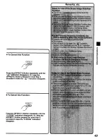 Предварительный просмотр 43 страницы Panasonic NV-RX24B Operating Instructions Manual