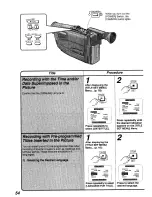 Предварительный просмотр 54 страницы Panasonic NV-RX24B Operating Instructions Manual