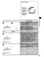 Предварительный просмотр 57 страницы Panasonic NV-RX24B Operating Instructions Manual