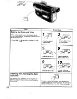 Preview for 16 page of Panasonic NV-RX3A Operating Instructions Manual