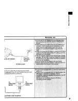 Предварительный просмотр 9 страницы Panasonic NV-RX64B Operating Instructions Manual