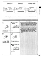 Preview for 17 page of Panasonic NV-RX64B Operating Instructions Manual