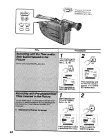 Предварительный просмотр 48 страницы Panasonic NV-RX64B Operating Instructions Manual