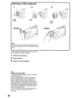 Preview for 70 page of Panasonic NV-RX64B Operating Instructions Manual