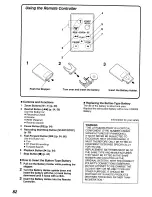 Preview for 72 page of Panasonic NV-RX64B Operating Instructions Manual