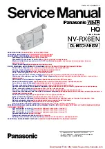 Panasonic NV-RX6EN Service Manual preview