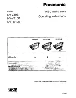 Panasonic NV RZ 10 Operating Instructions Manual preview
