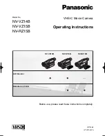 Preview for 1 page of Panasonic NV RZ 15 B Operating Instructions Manual