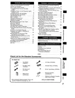 Предварительный просмотр 3 страницы Panasonic NV-RZ1B Operating Instructions Manual