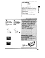 Предварительный просмотр 23 страницы Panasonic NV-RZ1B Operating Instructions Manual