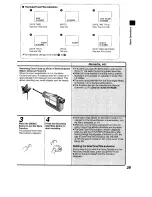 Предварительный просмотр 29 страницы Panasonic NV-RZ1B Operating Instructions Manual