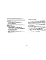 Preview for 20 page of Panasonic NV-S1A Operating Instructions Manual