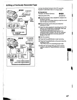 Предварительный просмотр 47 страницы Panasonic NV-S90A Operating Instructions Manual