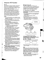 Предварительный просмотр 49 страницы Panasonic NV-S90A Operating Instructions Manual