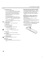 Предварительный просмотр 15 страницы Panasonic NV-SD10 Series Operating Instructions Manual