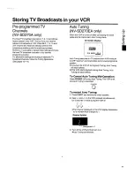 Preview for 11 page of Panasonic NV-SD270 Series Operating Instructions Manual