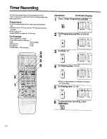 Предварительный просмотр 24 страницы Panasonic NV-SD400 Series Operating Instructions Manual