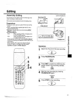 Предварительный просмотр 31 страницы Panasonic NV-SD420 Series Operating Insructions