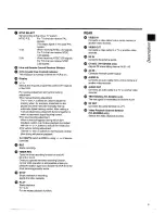 Preview for 5 page of Panasonic NV-SD420 Series Operating Instructions Manual