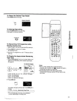 Предварительный просмотр 25 страницы Panasonic NV-SD420 Series Operating Instructions Manual