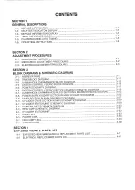 Preview for 3 page of Panasonic NV-SD420 Series Service Manual