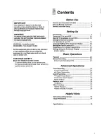 Preview for 3 page of Panasonic NV-SD430 Series Operating Insructions