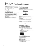 Preview for 12 page of Panasonic NV-SD430 Series Operating Insructions