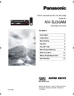 Preview for 1 page of Panasonic NV-SJ30AM Operating Instructions Manual