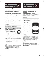 Preview for 11 page of Panasonic NV-SJ30AM Operating Instructions Manual