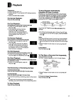 Preview for 17 page of Panasonic nv-sj400 Operating Instructions Manual