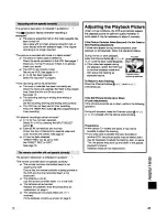 Preview for 29 page of Panasonic nv-sj400 Operating Instructions Manual