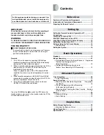 Предварительный просмотр 4 страницы Panasonic NV-SJ500 Series Operating Instructions Manual