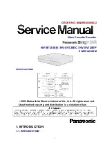 Preview for 1 page of Panasonic NV-SV120EC Service Manual