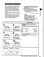 Preview for 15 page of Panasonic NV-V10A Operating Instructions Manual