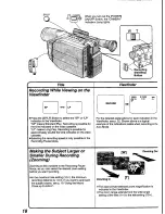 Preview for 18 page of Panasonic NV-V10A Operating Instructions Manual