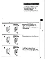 Предварительный просмотр 39 страницы Panasonic NV-V10A Operating Instructions Manual