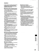 Preview for 55 page of Panasonic NV-V10A Operating Instructions Manual