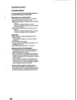 Preview for 56 page of Panasonic NV-V10A Operating Instructions Manual