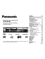 Preview for 1 page of Panasonic NV-VP31EB Operating Instructions Manual