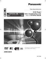 Panasonic NV-VP32 Series Operating Instructions Manual preview