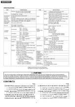 Preview for 2 page of Panasonic NV-VP32EE Service Manual