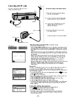 Предварительный просмотр 2 страницы Panasonic NV-VP33EB Quick Start Manual